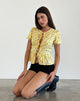 Afbeelding van Ajasi Blouse in Wild Flower Lemon Drop