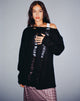 Afbeelding van Akohara Laddered Knitted Top in Zwart