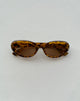 Afbeelding van Aldabra Ovale Zonnebril in Tortoise Shell