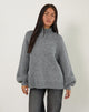 Afbeelding van Amato oversized trui in grijs