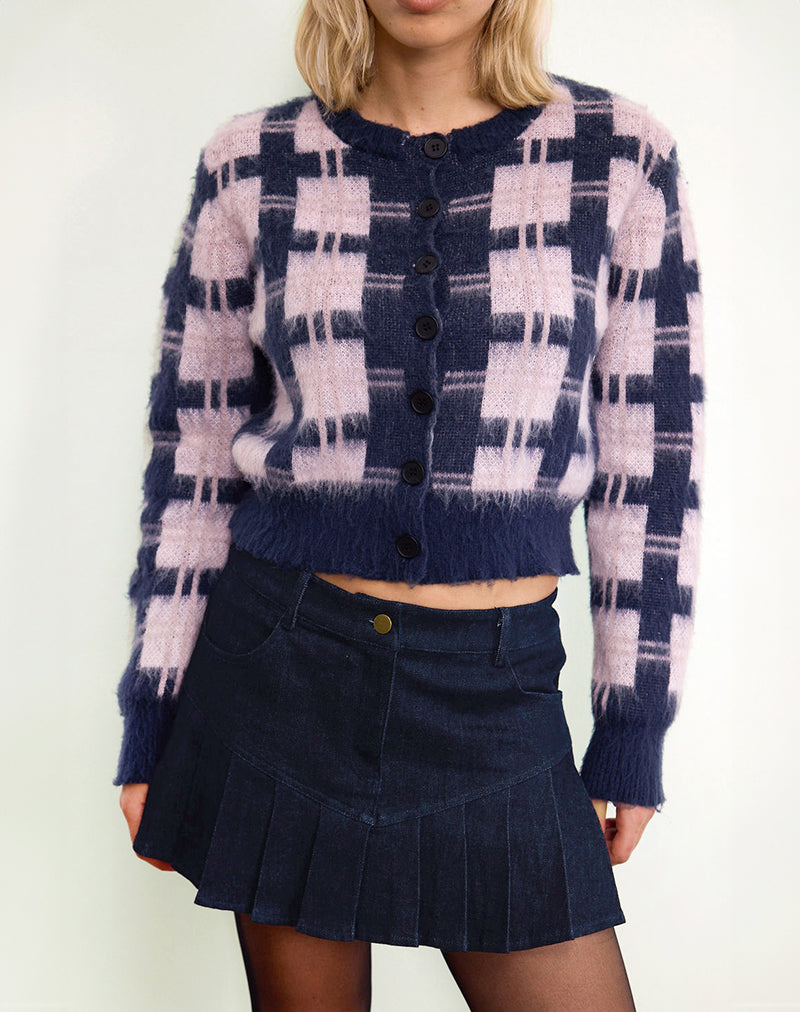 Laduma minirok denim in indigo