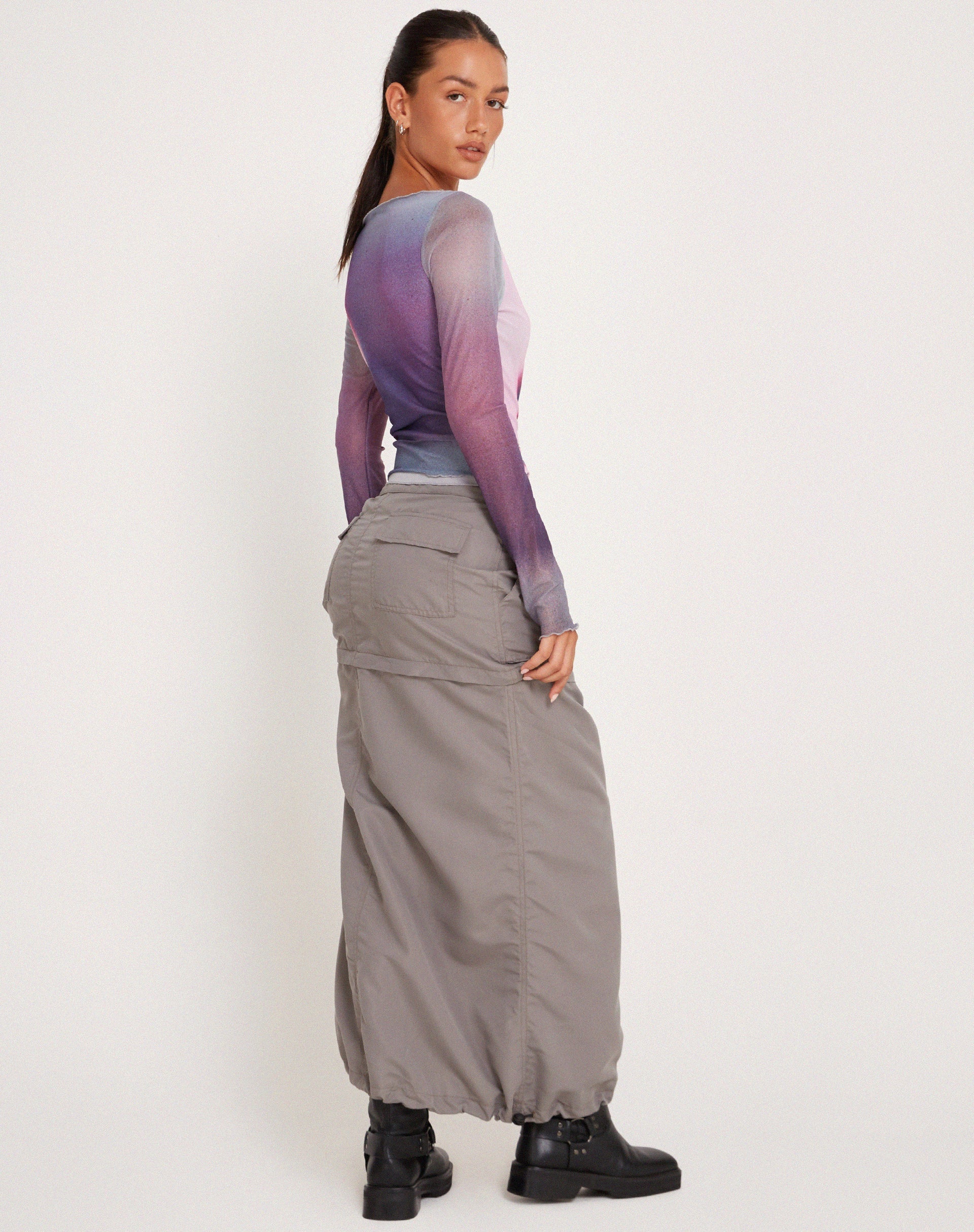 Afbeelding van Armali Top met lange mouwen in Mesh Pink Digi Print