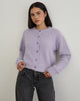 Afbeelding van Audrina Vest in Fluffy Knit Dusty Lilac