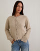 Afbeelding van Audrina Vest in Fluffy Knit Beige