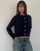Afbeelding van Audrina Vest in Fluffy Knit Zwart
