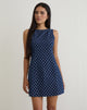 Afbeelding van Ayura Jurk in Polka Chambray Indigo