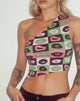 Afbeelding van Bayva Crop Top in Lips Green