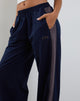 Afbeelding van Bedion Oversized Jogger in Navy met M Geborduurd
