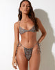 Afbeelding van Leyna Bikinibroekje in 90's Geo Brown