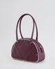 Afbeelding van Bowler Bag in crème en bordeauxrood