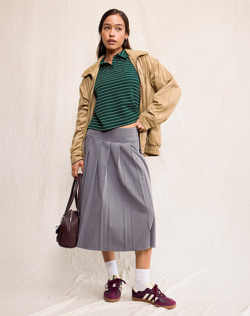 Bupolo Shirt in Flesgroen