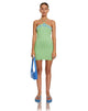 Afbeelding van MOTEL X BARBARA Maliga Mini Dress in Groen Hibiscus