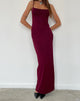 Afbeelding van Cantha Maxi Dress in Rib Bourgondië