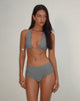 Afbeelding van Kairi Bikinibroekje in Houtskool met Studs
