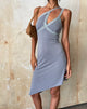 Afbeelding van MOTEL X JACQUIE Chrissy Asymmetrische Mini Dress in Slinky Grey