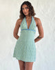 Afbeelding van Corla Mini Dress in Check Green