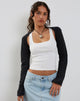 Afbeelding van Dalika Gebreide Shrug Top in Zwart