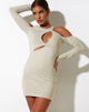 Afbeelding van Dayani Mini Dress in Kokosmelk