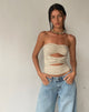 Afbeelding van MOTEL X JACQUIE Dayu Bandeau Crop Top in Kokosmelk