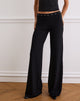 Afbeelding van Dorala Low Rise Broek met Oogjes in Zwart