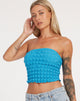 Afbeelding van Dulce Bandeau Top in Blauw