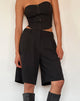 Afbeelding van Ayna Longline Shorts in Tailoring Zwart