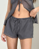 Afbeelding van Elletra Short in Crinkle Chiffon Grijs