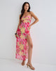 Afbeelding van Fasha Maxi Dress in gedurfde Multi Colour Floral