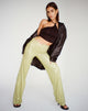 Afbeelding van Sanju Broek in Drape Pailletten Lime Green