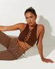 Afbeelding van Giwta Crop Top in Lycra Cacao