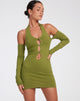 Afbeelding van Hojay Mini Dress in Khaki