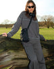 Afbeelding van Benton Wide Leg Jogger in Beluga Grey