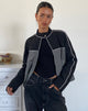 Afbeelding van Indira Jacket in zwart en donkergrijs
