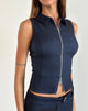 Afbeelding van Janae Vest Top in Chambray Denim