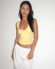Afbeelding van Jastio Vest Top in Limonade Geribd Jersey
