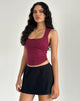 Afbeelding van Jinisa Corset Top in Bourgondië