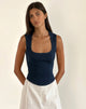 Afbeelding van Jinisa Corset Top in Navy