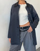 Afbeelding van Izora Korte Trench Coat in Navy