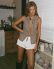 Afbeelding van Kayvata Top in Mini Gingham Bruin