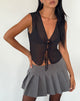 Afbeelding van Kayve Top met Stropdas in Chiffon Zwart