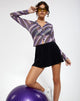 Afbeelding van Motel X Barbara Kristoffersen Kelly Shirt in 70s Diagonaal