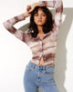 Afbeelding van Kelly Shirt in Abstract Animal Mesh