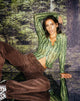 Afbeelding van Kelly Cropped Shirt in Wavy Daisy Green