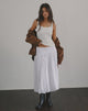 Afbeelding van Kiyono Maxi rok in popeline wit