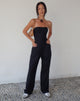 Afbeelding van MOTEL X JACQUIE Kyaria Bandeau Jumpsuit in Zwart
