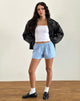 Afbeelding van Laboxe Short in Blauw Gingham