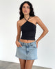 Afbeelding van Layti Hlaterneck Basic Top in Zwart