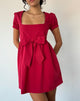 Afbeelding van Leshiana Mini Jurk in Popeline Adrenaline Rood