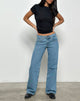 Afbeelding van Low Rise Parallel Jeans in Blue Stone