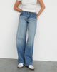 Afbeelding van Low Rise Parallel Jeans in Powder Blue